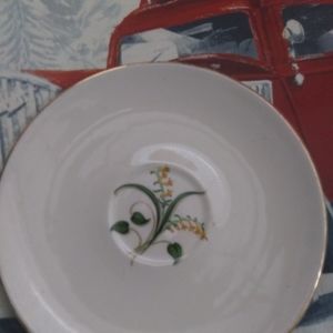 Vtg. Knoles Forsythias Saucer Plate